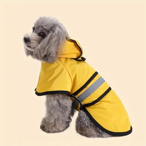 Adjustable dog raincoat - adjustable,