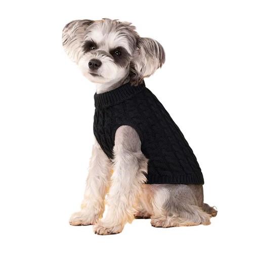 Cozy knit dog sweater winter - sweater,